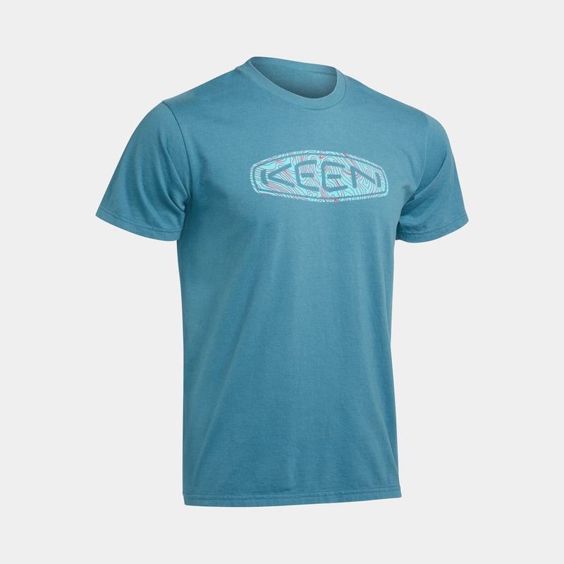 Keen アパレル | キーントポロゴ Tシャツ メンズ 青 | 164235-XUG